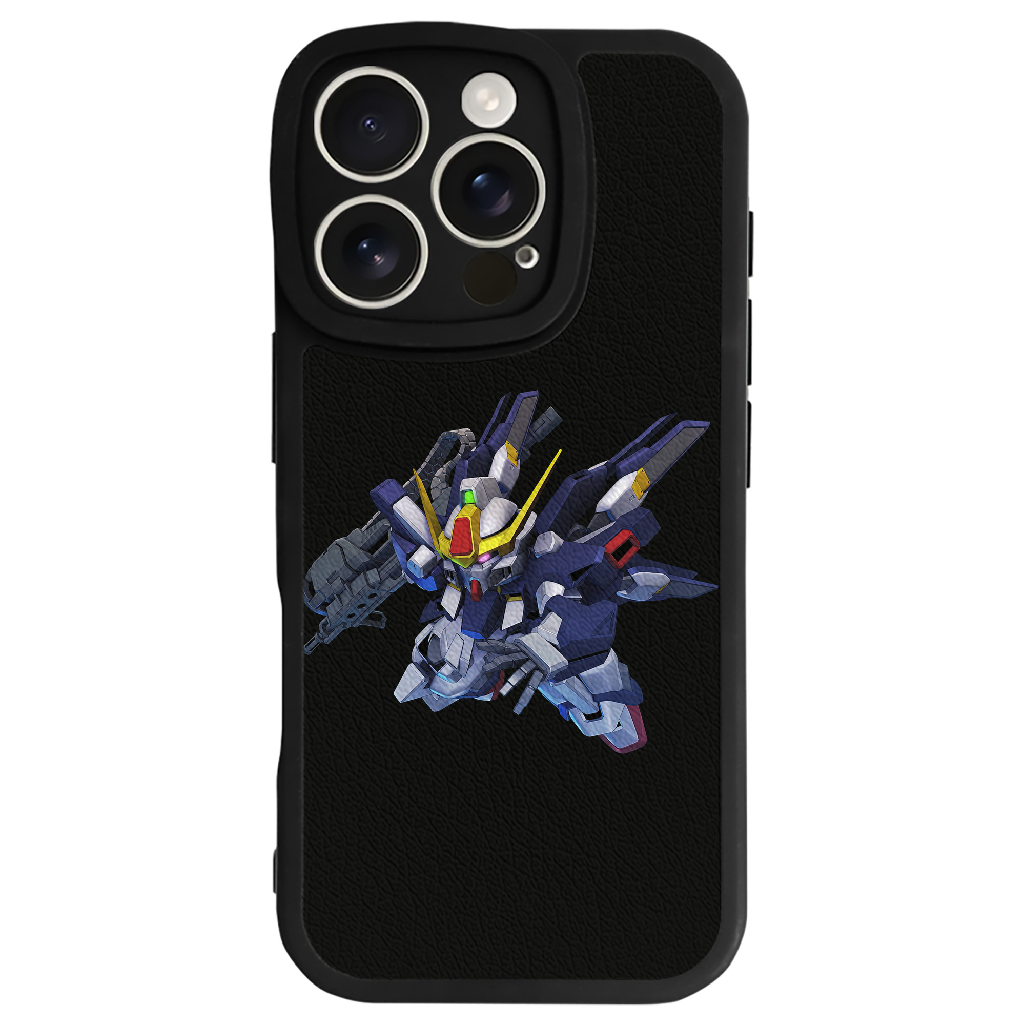 （画像用） 機動戦士ガンダム Mobile Suit Gundam 【iPhone 16シリーズ対応】シリコンスマホケース（レザー調） 材質：シリコン
